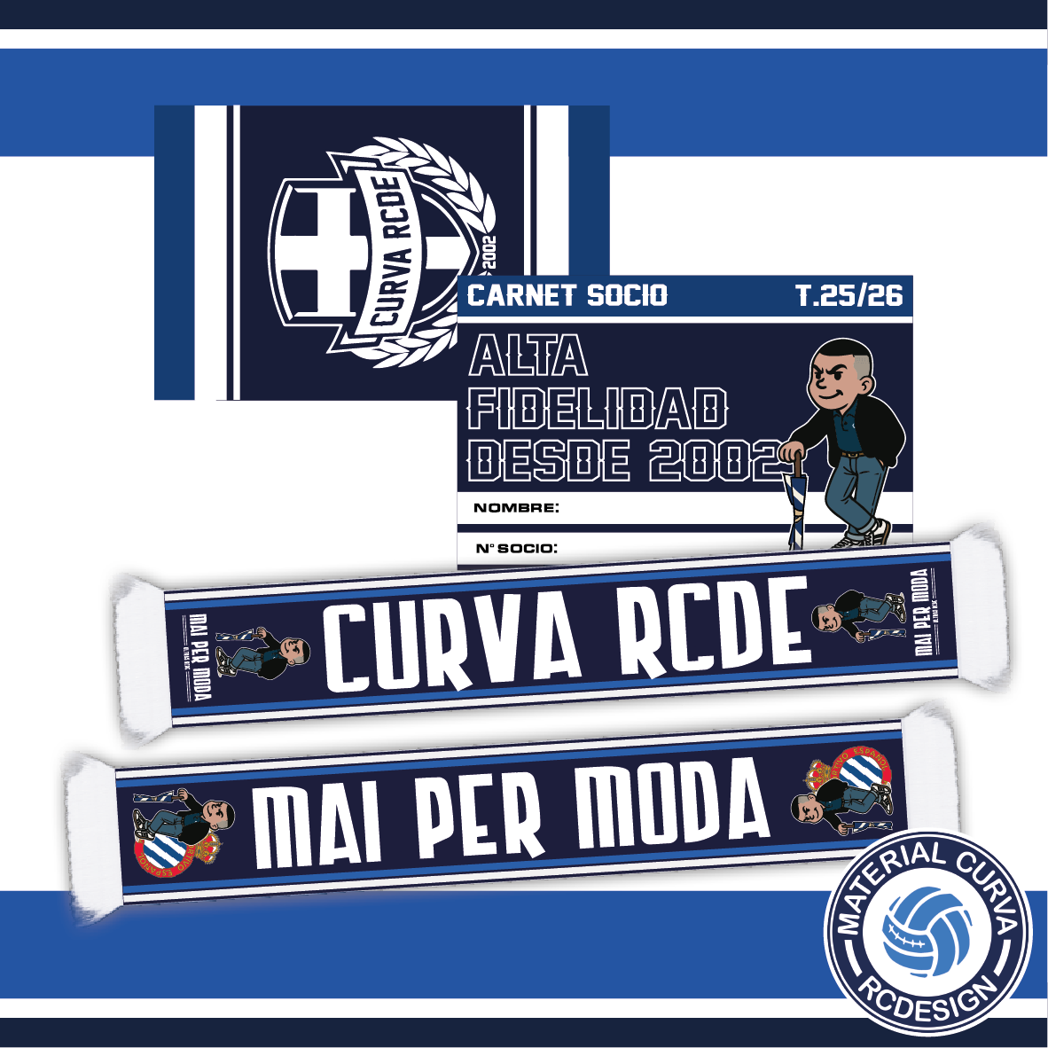 CARNET + BUFANDA DE SOCIO TEMPORADA 26/27